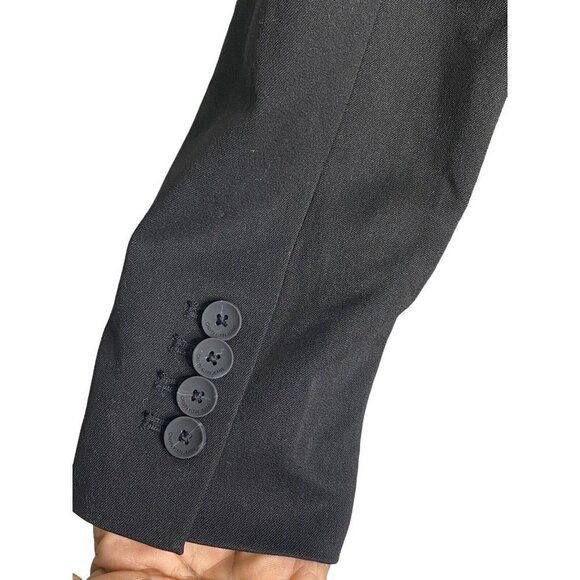 Calvin Klein Womens One-Button Front Blazer Jacket Career Office Size Small - Picture 4 of 10